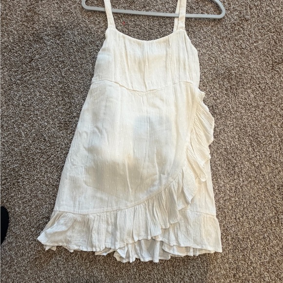 O'Neill Cream Ruffle Mini Dress - Picture 2 of 5